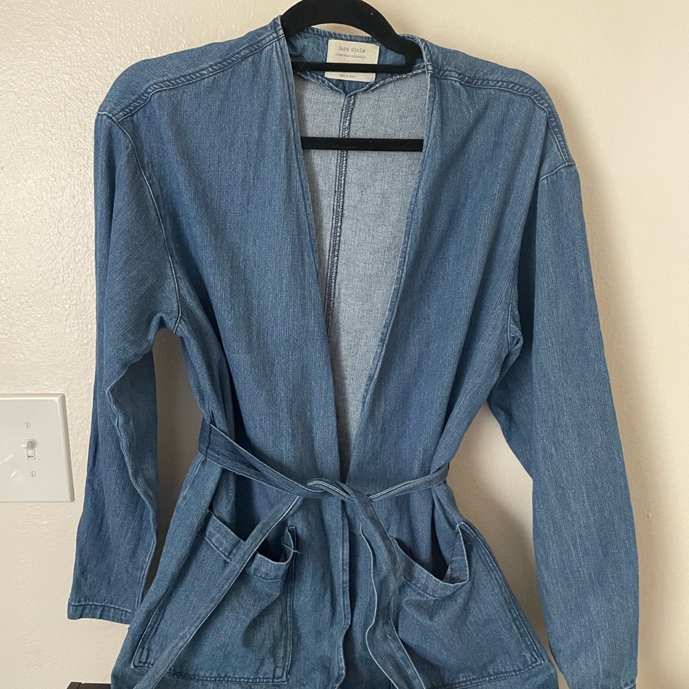 Zara Kids Blue Jean Jacket